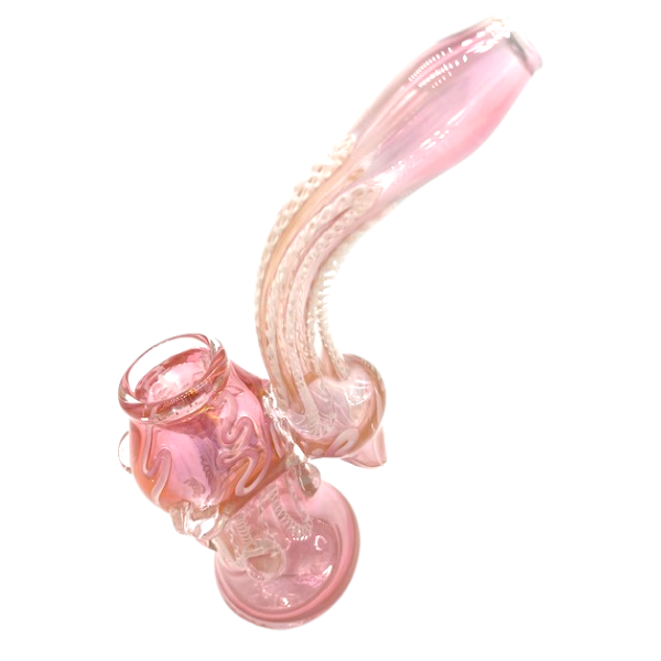 Pink Glass Bubbler