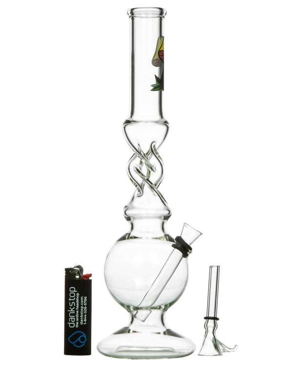 bong with twisted neck