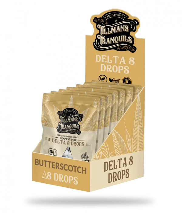 Butterscotch Delta 8 THC Candy Drops