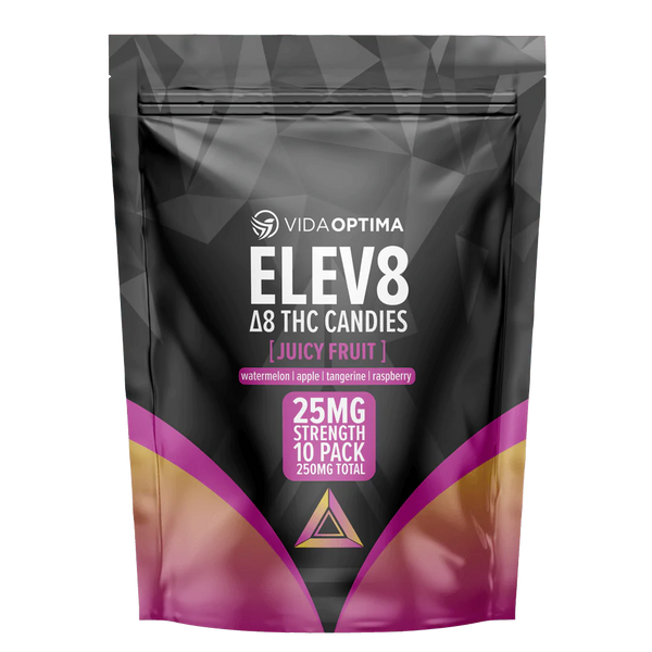 Elev8™ Delta 8 Hard Candies, Juicy Fruit