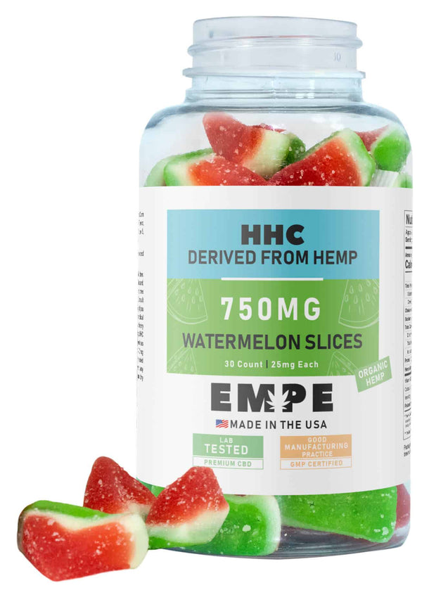 HHC Sour Watermelon Slices Gummies – 750mg
