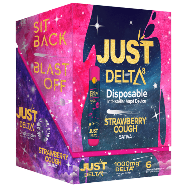 Delta 8 Disposables 6 Pack Strawberry Cough