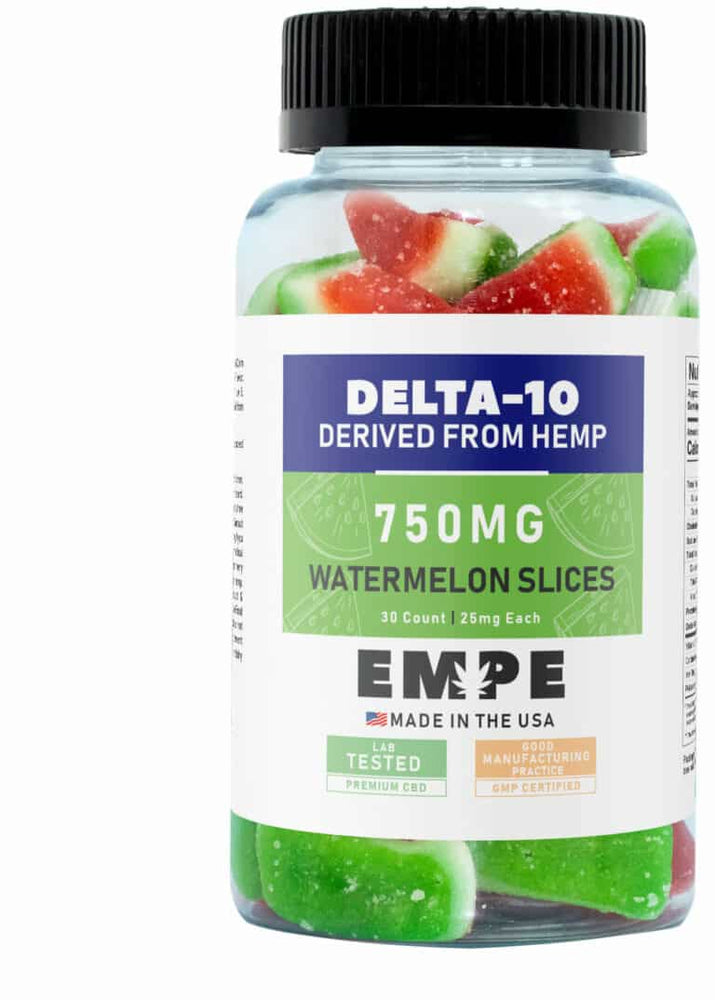 Delta-10 Watermelon Slices Gummies 750mg – 30 ct