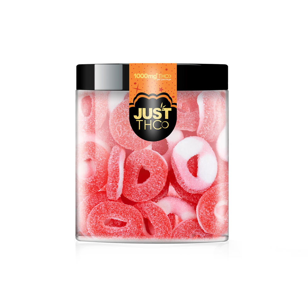 1000mg THC-O Gummies Watermelon Rings