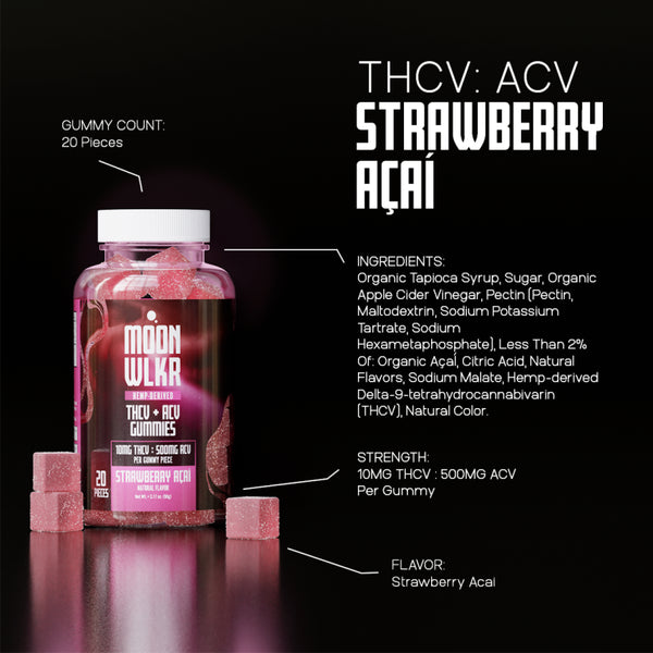 THCV Gummies | Strawberry Acai | 10mg THCV