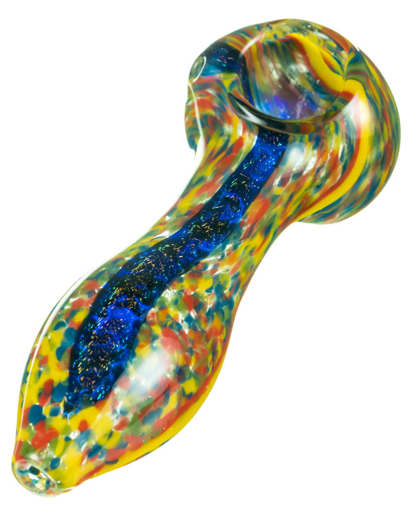 Dichro Stripe Fritted Hand Pipe