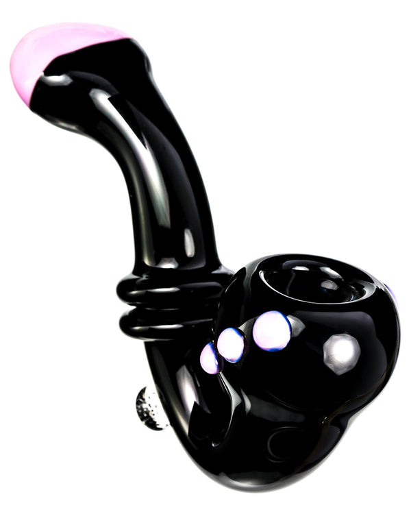 Black Pipe with Pink Accents