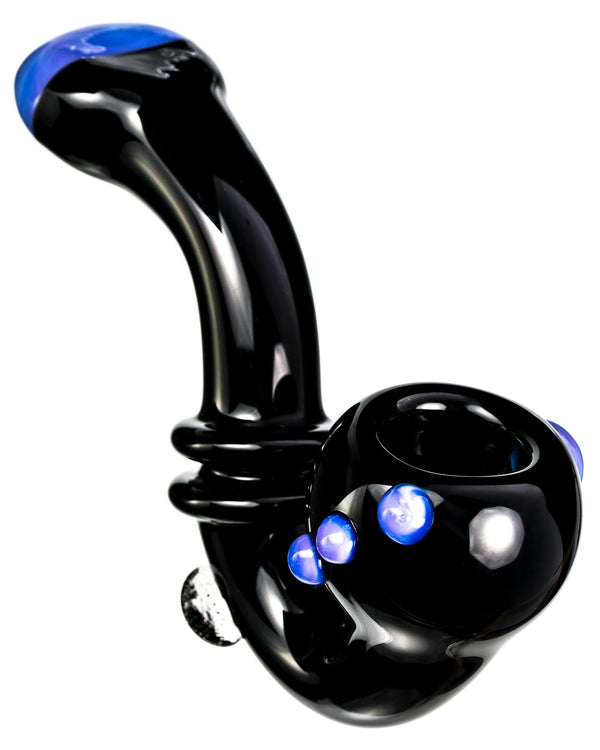 Black Pipe with Purple Accents