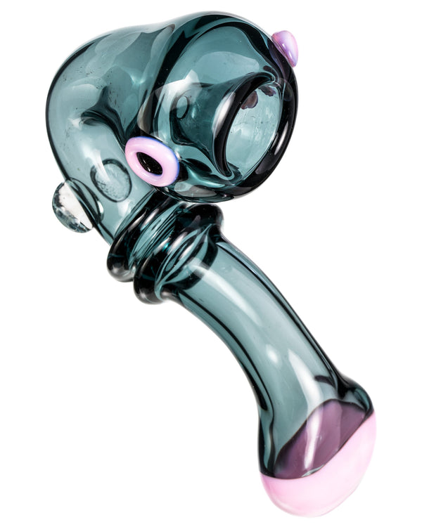 Teal Pipe with Pink Accents