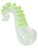 White and Green Tentacle Spoon Pipe
