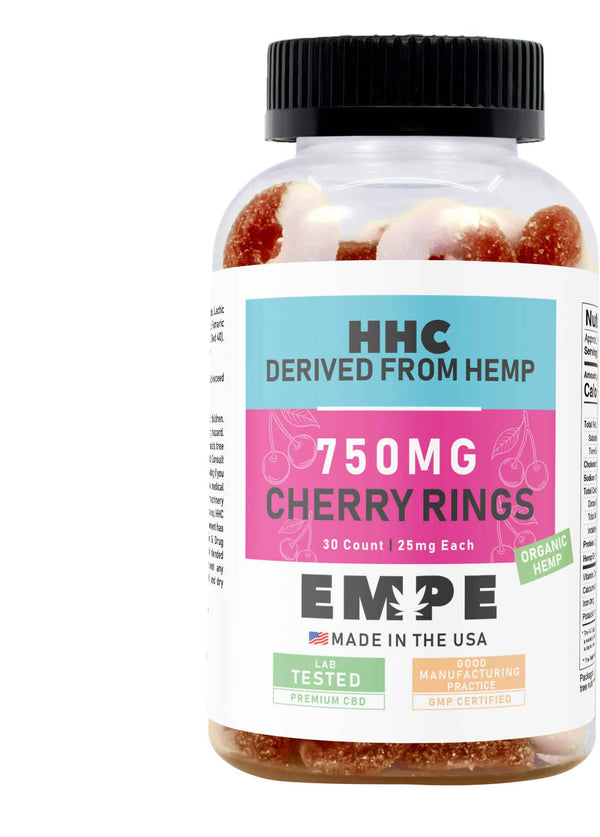 HHC Sour Cherry Ring Gummies – 750mg