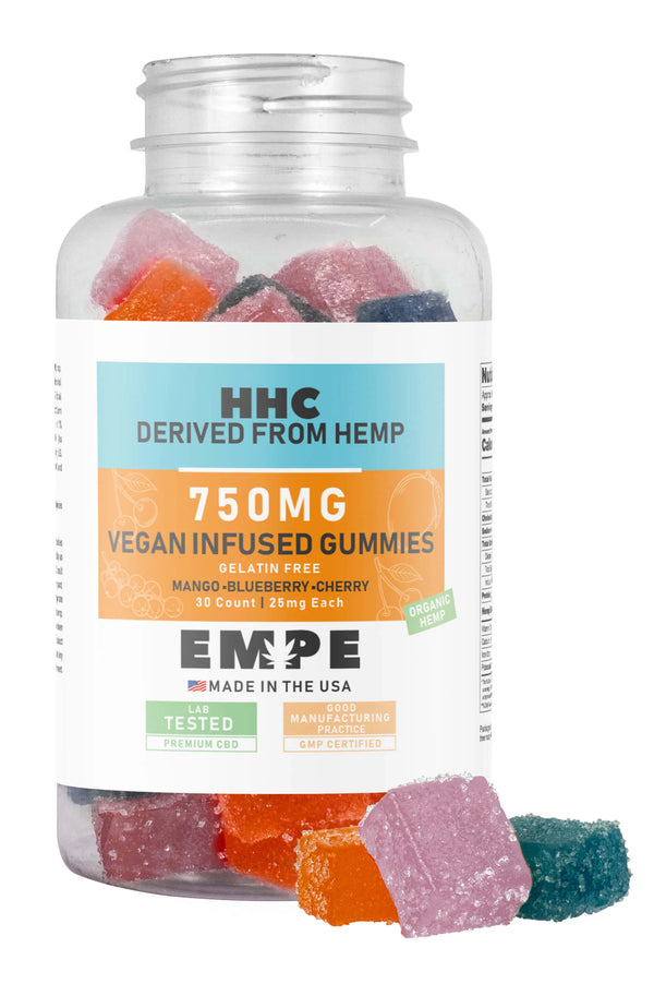 HHC Vegan Infused Sour Gummies – 750mg