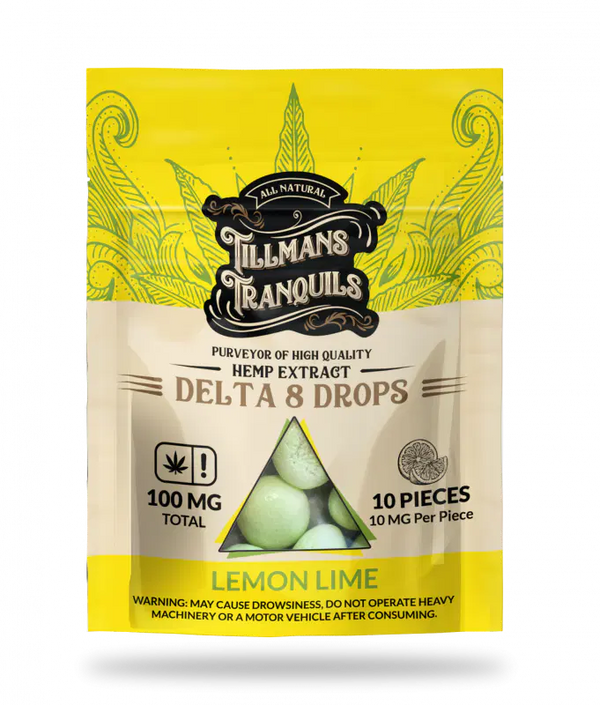Lemon Lime Delta 8 THC Candy Drops