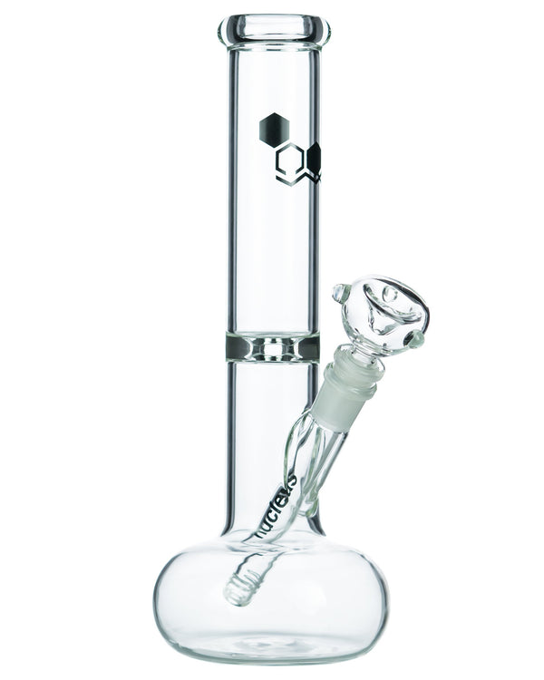 Clear Glass Buoy Base Water Pipe
