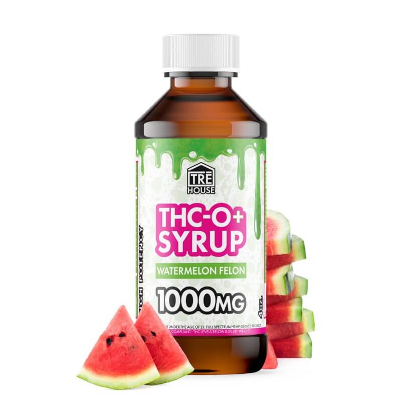 THC O Syrup – Watermelon Felon – 1000mg